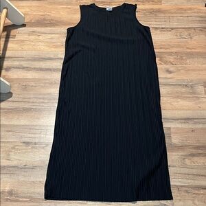 a new day Black Textured Maxi  Dress